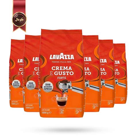 خرید و قیمت دانه قهوه لاوازا Lavazza مدل کرما اِ گاستو فورته Crema E