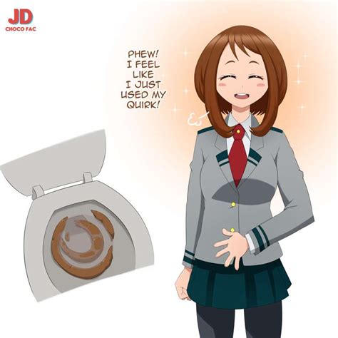 Relieved Ochako By Jd Choco Fac From Pixiv Fanbox Kemono