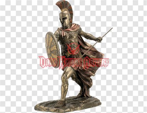 Achilles Bronze Sculpture Trojan War Statue - Classical - Hero Transparent PNG