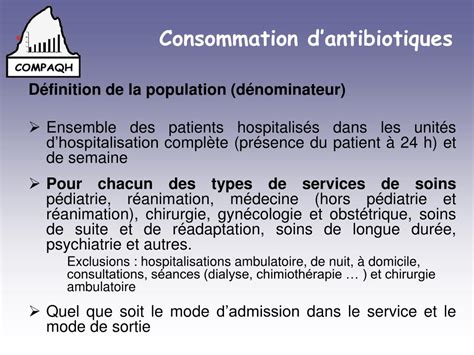 Ppt Projet Compaqh Tableau De Bord Des Infections Nosocomiales