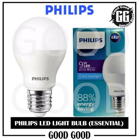 Philips Led Essential Gen2 Led Light Bulb 9w E27 3000kww 6500kcdl 88 Energy Saving Mentol