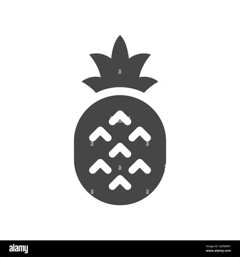 Pineapple Icon Black And White Stock Photos And Images Alamy