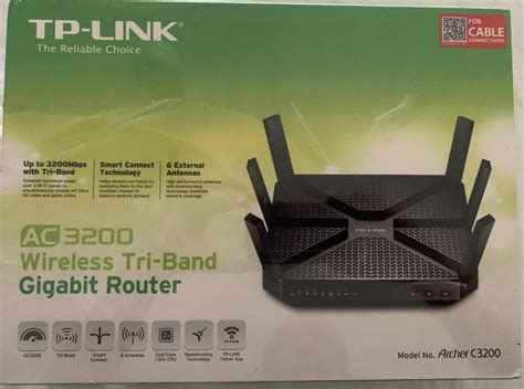 Tp Link Archer C3200 Wireless Ac3200 Tri Band Gigabit Router Computers