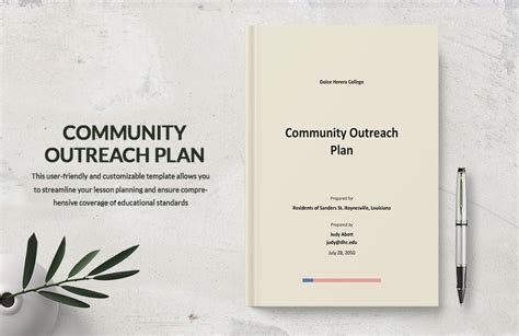 Community Outreach Plan Template in Word, PDF, Google Docs, Pages - Download | Template.net