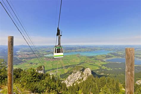 Tegelberg Cable Car In Bavaria Germany Stock Image Image Of Travel