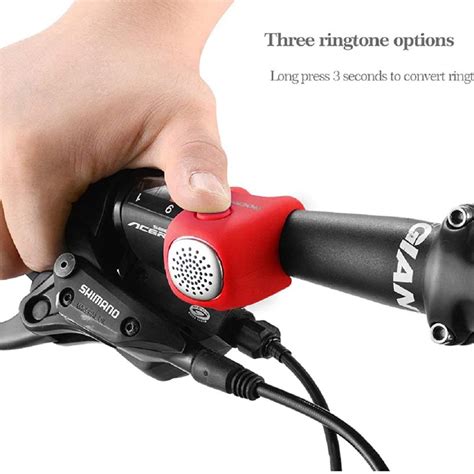 Electric Cycling Bells 90 Db Horn Rainproof Bicycle Handlebar Bell