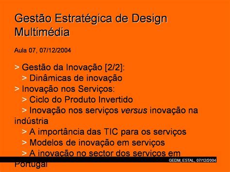 Ppt Gest O Estrat Gica De Design Multim Dia Aula Powerpoint