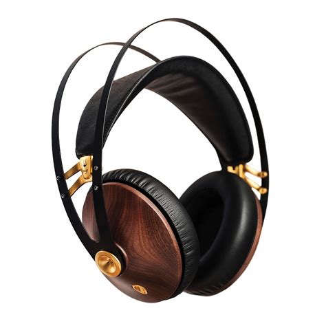 Buy Meze 99 Classics Walnut Gold Wired Over Ear Headphones With Mic