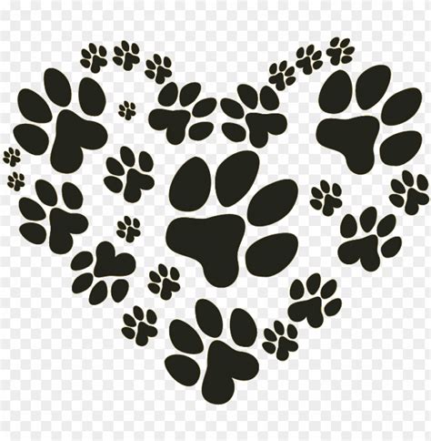 Paw Prints On Our Hearts Sticker Png Transparent With Clear Background