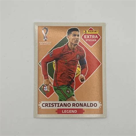 Panini Qatar Fifa World Cup Cristiano Ronaldo Legend Extra