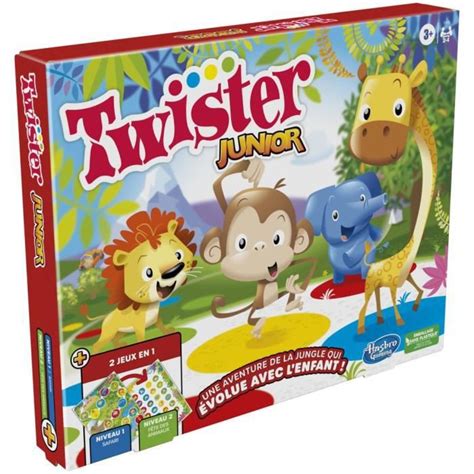 Twister Junior Tapis Réversible 2 en 1 Évolutif Jeu De Société