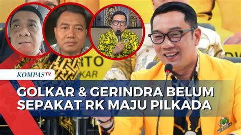 Koalisi Indonesia Maju Tak Satu Suara Usung Ridwan Kamil Maju Pilkada