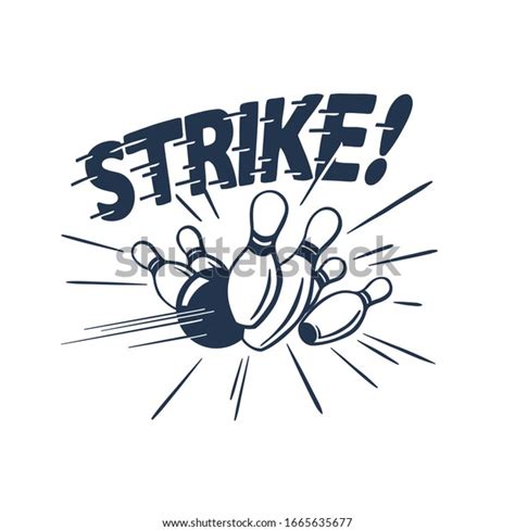 Vintage Style Clip Art Strike Vector Stock Vector (Royalty Free ...