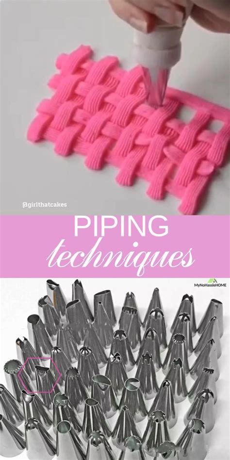 Cake Decorating Tips 48Pcs/set | Cake decorating techniques, Cake ...