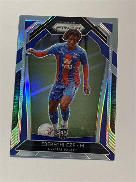 2020 21 Panini Prizm Premier League Silver Prizm 63 Eberechi Eze RC