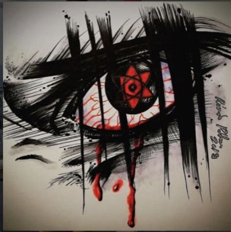 Sasuke Eyes Mangekyou Sharingan Itachi Anime Character Drawing