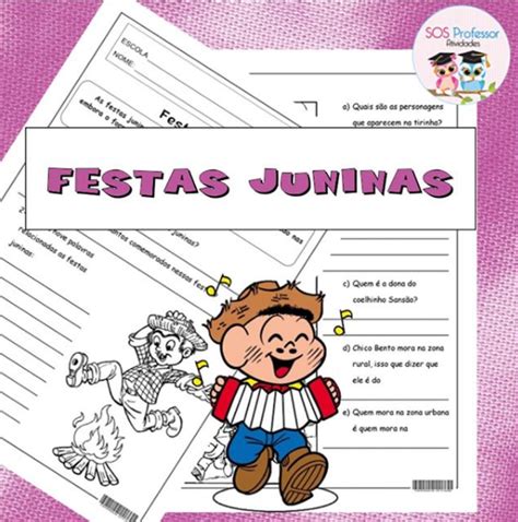 Festas Juninas Sos Professor Atividades Ao Ano