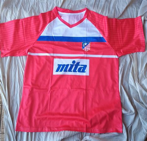 Atletico Madrid Camiseta Equipaci N Futbol Retro