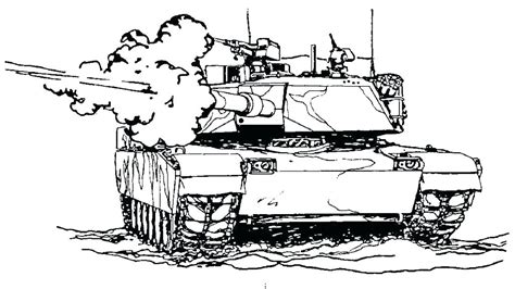 Army Tank Sketch at PaintingValley.com | Explore collection of Army ...