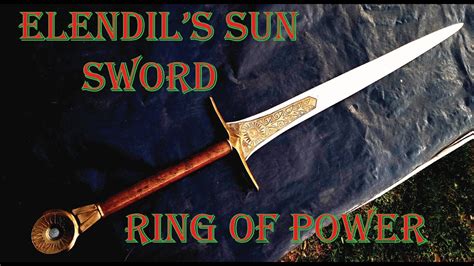 Forging Elendil Sun Sword Rings Of Power Lord Of The Rings Youtube