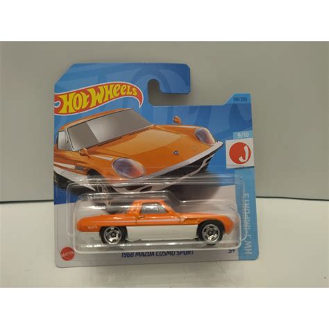 MAZDA COSMO SPORT 1968 ORANGE 9 10 J IMPORTS 1 64 HOT WHEELS BCN STOCK CARS
