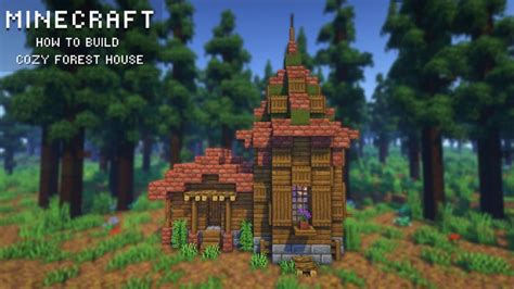 Minecraft: Cozy forest house tutorial | Forest house, Minecraft architecture, Minecraft