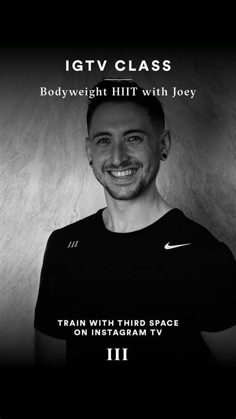 Join Thirdspace Trainer Joey For A 45 Minute Bodyweight Only Hiit