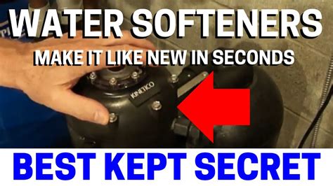 How To Make Water Softeners Like New In Seconds Youtube