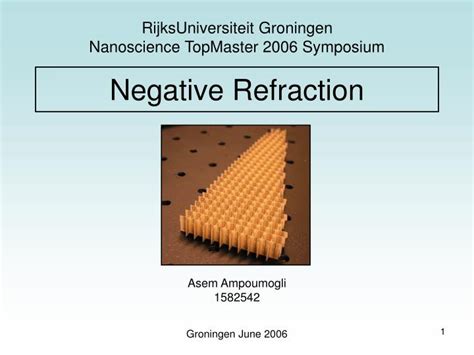 PPT - Negative Refraction PowerPoint Presentation, free download - ID:3954747