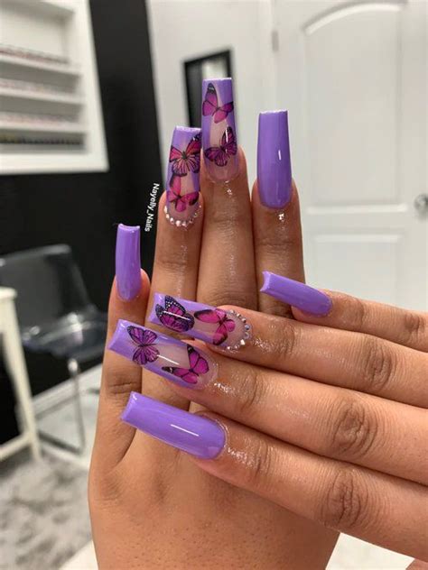 Home Twitter Purple Acrylic Nails Acrylic Nails Purple Nails