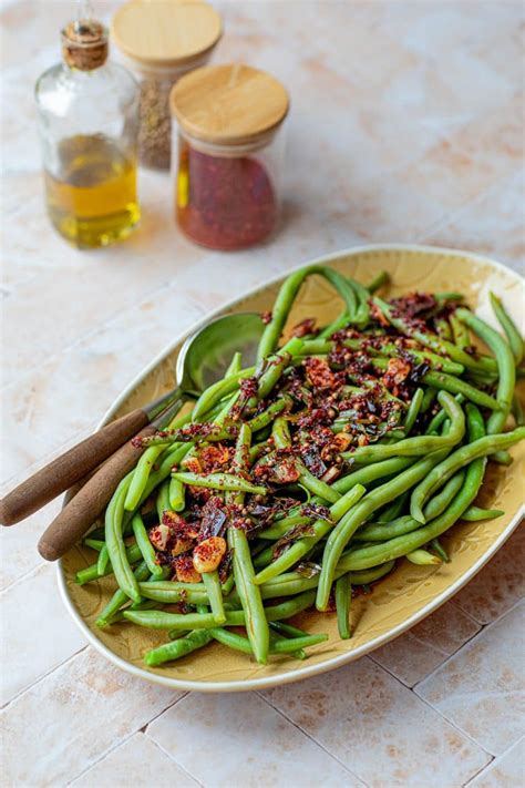 Haricots Verts L Huile Piment E Bouillante