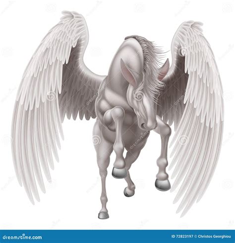 Pegasus Winged Horse Stock Vector Illustration Of Legend 72823197