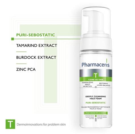 Pharmaceris T Puri Sebostatic Foam Cleanser Acne Prone Skin 150ml