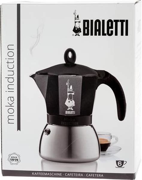 Bialetti Espressomaker Moka Inductie 6 Kops Zwart Bol