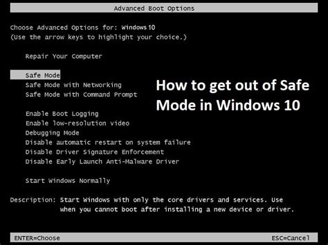 2 Formas De Salir Del Modo Seguro En Windows 10