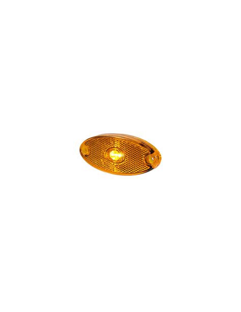 Galibo Lateral Led V Ambar Con Soporte Ak V Cm