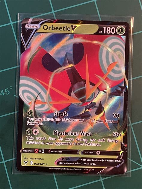 Orbeetle V 20 185 Ultra Rare Vivid Voltage Pokémon TCG Near Mint eBay