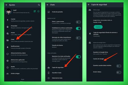 C Mo Hacer Una Copia De Seguridad De Tus Chats De Whatsapp Con Tu