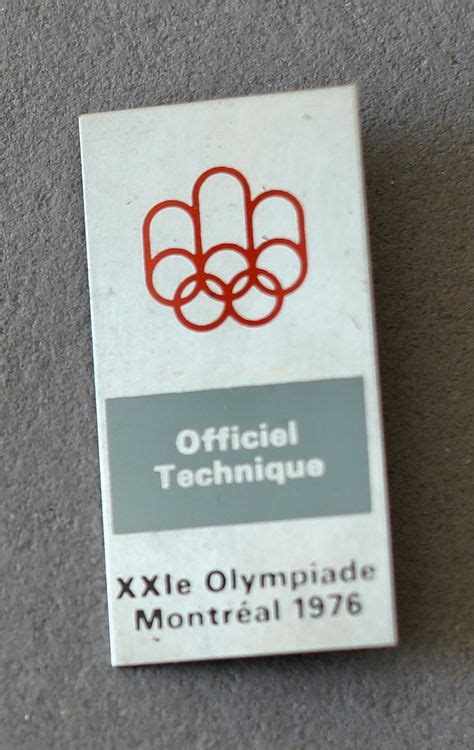 Olympia Montreal Plakette Technischer Offizieller Kaufen Auf