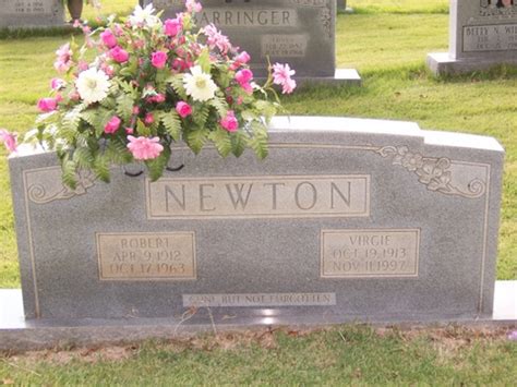 Virgie Barringer Newton 1913 1997 Find A Grave Memorial