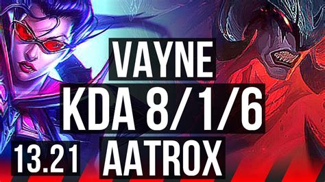 Vayne Vs Aatrox Top Legendary Games K Mastery