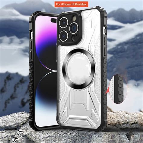 Магнитный чехол с четырьмя углами для Magsafe для iPhone 15 14 Pro Max ...