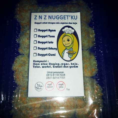 Contoh Stiker Nugget Ayam 55 Koleksi Gambar