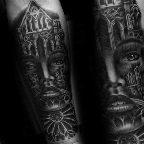 Cathedral Tattoo Designs For Men Church Ink Ideas