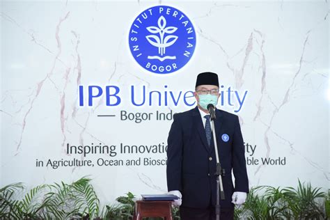 Ipb University Gelar Pelantikan Dan Pengambilan Sumpah Jabatan Pejabat