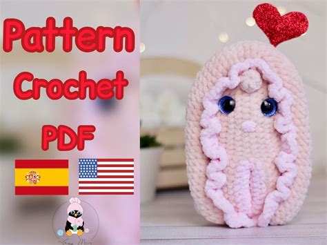 Vulva Amigurumi Pdf Pattern Crochet Vagina Decor Crochet Etsy Australia