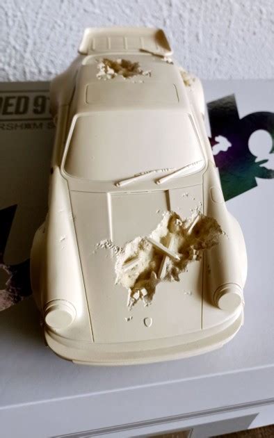 Eroded Porsche Turbo Figure By Daniel Arsham Charitystars