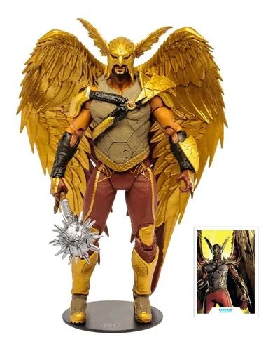 Boneco Hawkman Mcfarlane Toys Multiverse Gavião Negro Adam