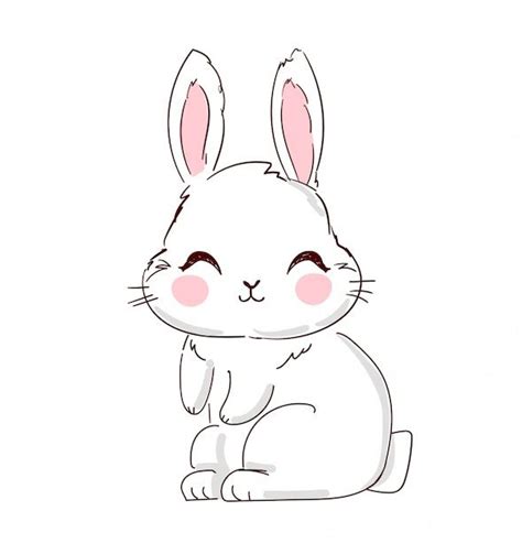 A White Rabbit Sitting Down With Its Eyes Closed And Ears Wide Open