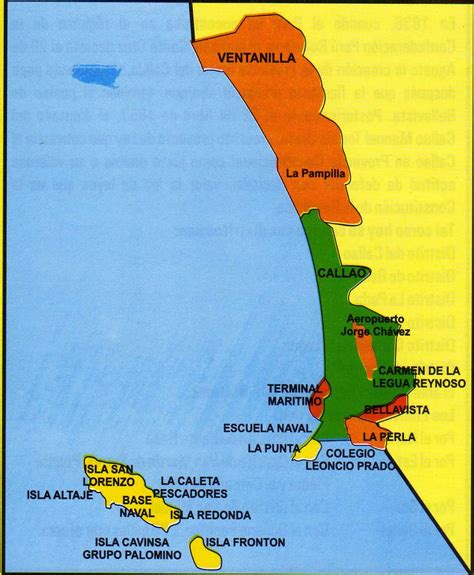 Para Mis Tareas Mapa PolÍtico Del Callao